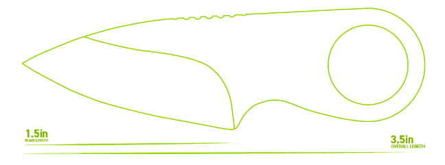 Schrade 1182508 Spare Change Fixed Blade