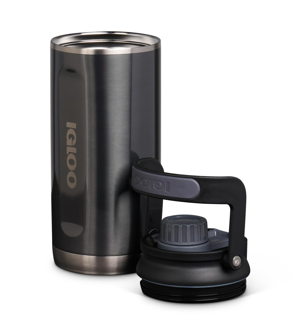 Igloo 00071090 36 Oz Stainless Steel Chug Bottle (Carbonite.Sstl )