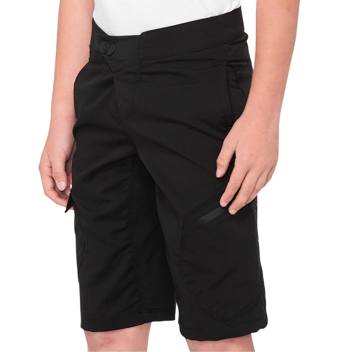 100 Percent - 100% Ridecamp Shorts Blk Y28 (47901-001-28)