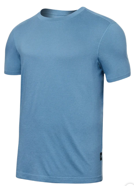 SAXX SXSC37-WBL-S 3Six Five Tee -SIZE: Small, Washed Blue