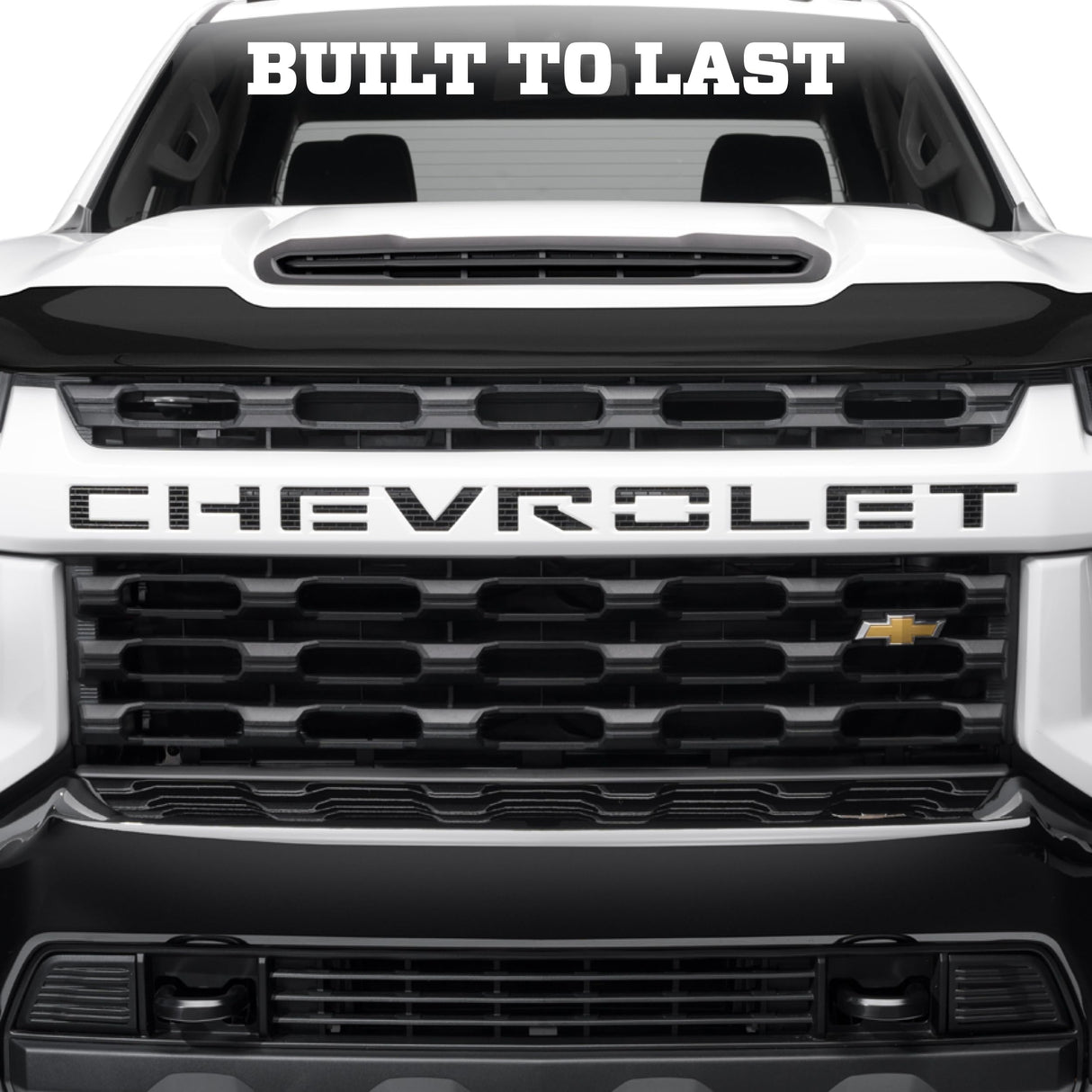 Husky Liners Hood Protector | Fits 2008-2010 Chrysler Town & Country, High Profile/Bug Shield - 1 pc., Smoke | 2815039