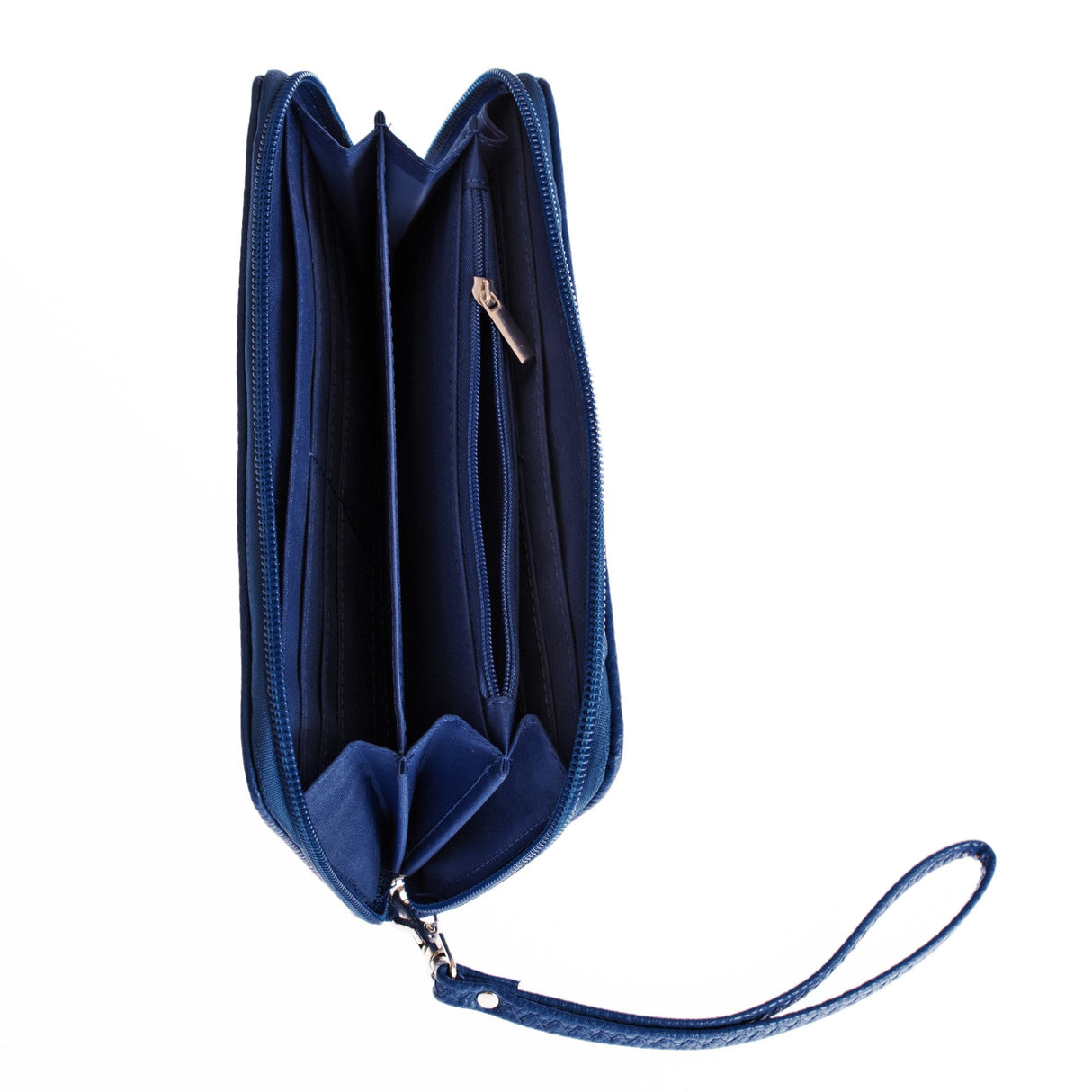 Littlearth 300901-COWB-NAVY NFL Dallas Cowboys Women's Zip Organizer Wallet -Navy Blue