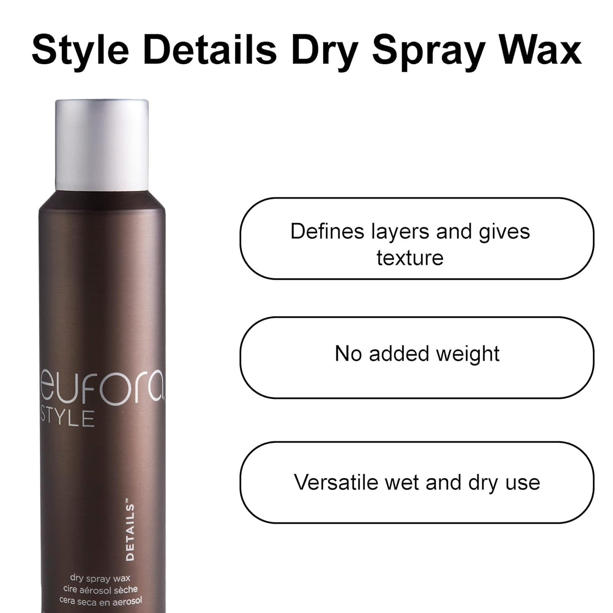 Eufora MLN-262305: 4.4oz Dry Spray Wax