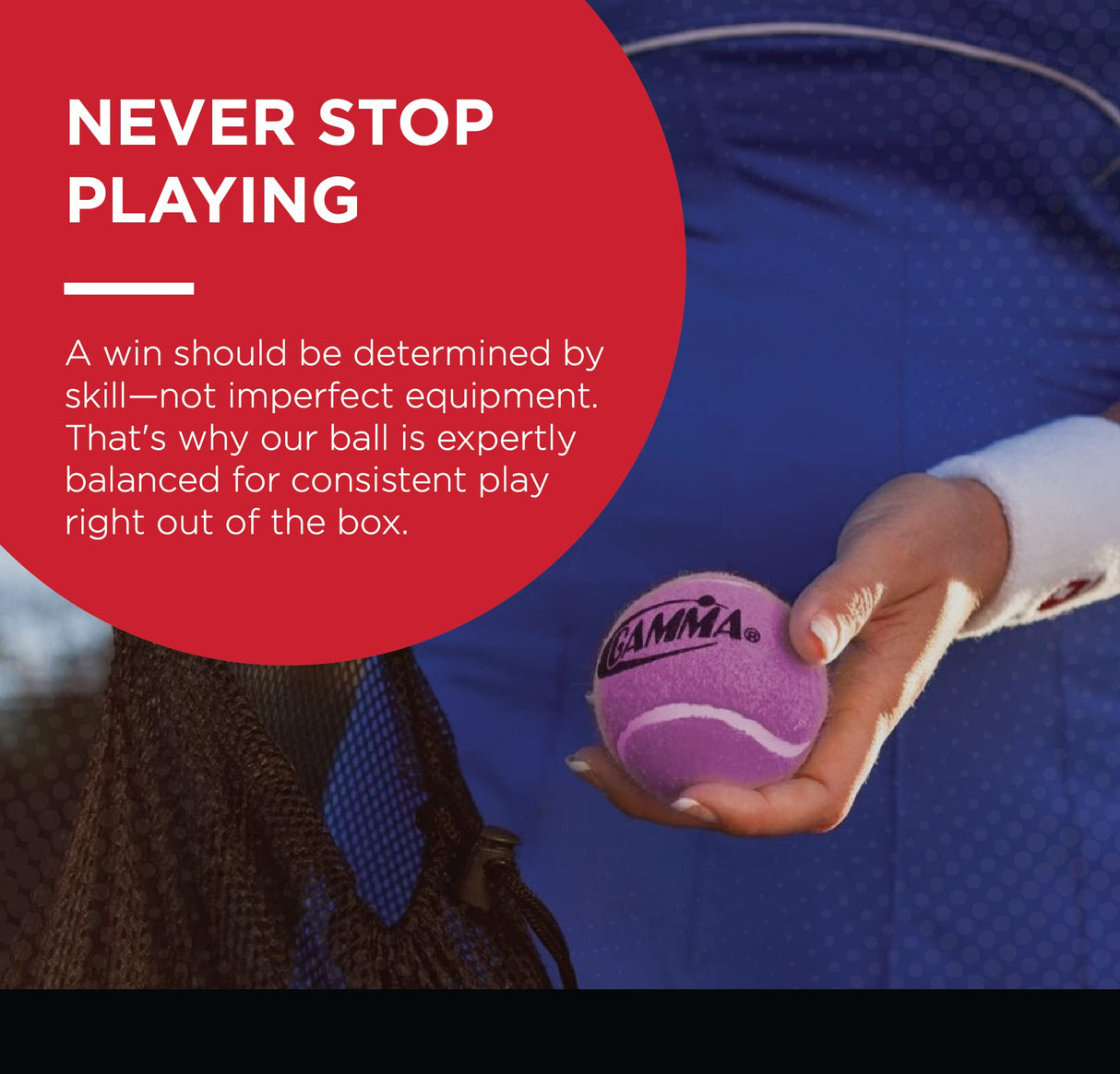 Gamma CGBOB13 Bag O Balls 18 Pink