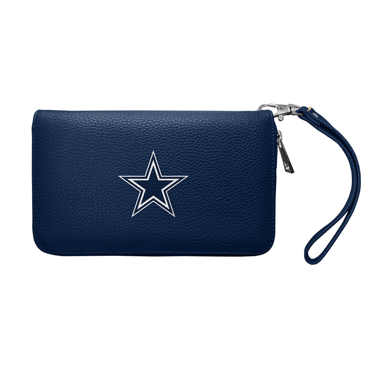 Littlearth 300901-COWB-NAVY NFL Dallas Cowboys Women's Zip Organizer Wallet -Navy Blue