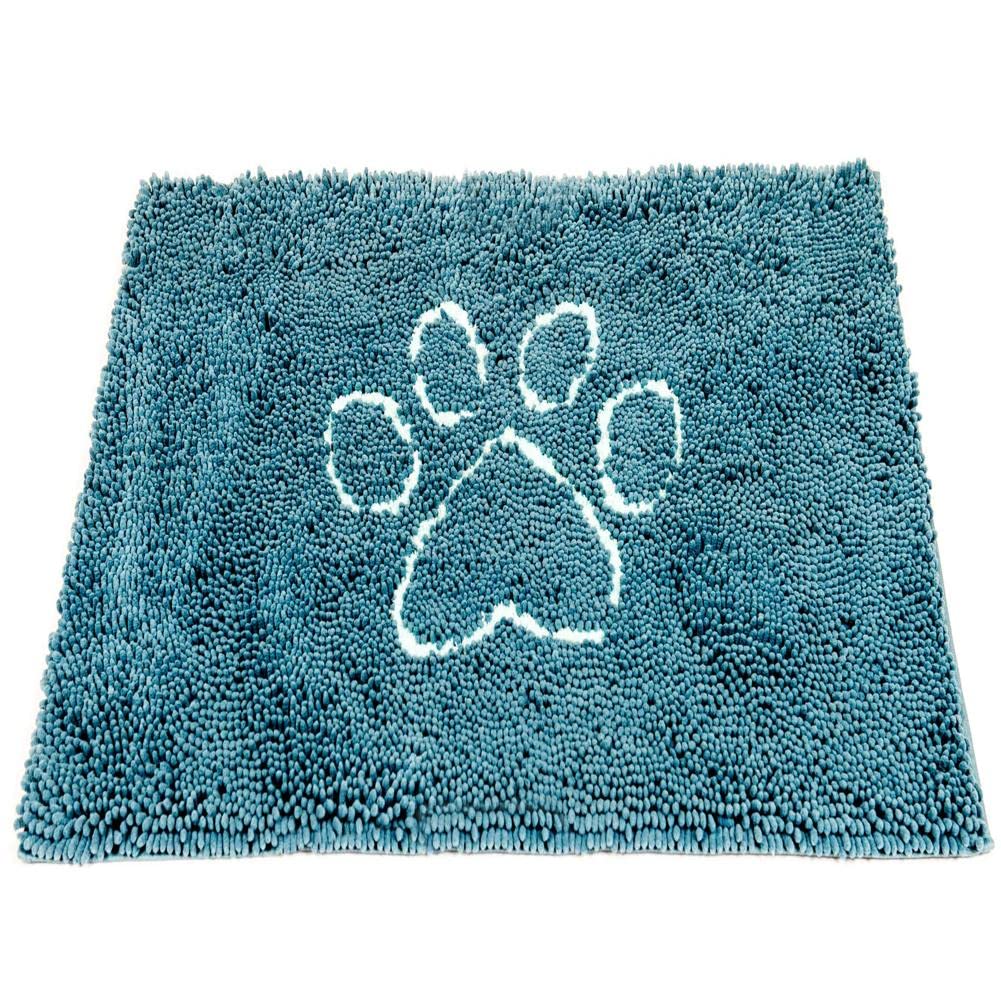 Dog Gone Smart Dirty Dog Microfiber Paw Doormat - Super Absorbent Dog Mat Keeps Paws & Floors Clean - Machine Washable Pet Door Rugs with Non-Slip Backing