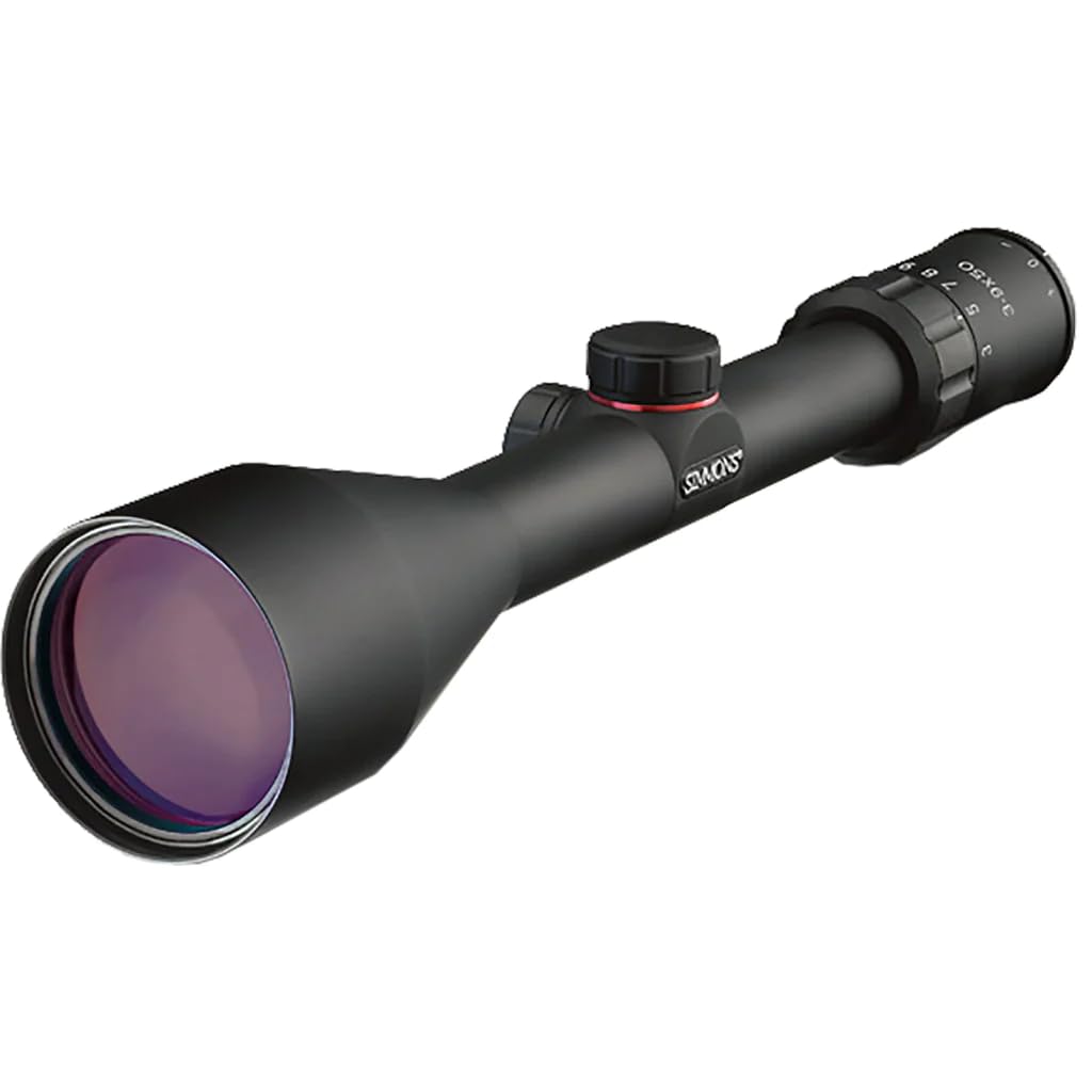 Simmons S8P41240: 4-12x40 8 Point Riflescope Truplex, w/Rings, Black