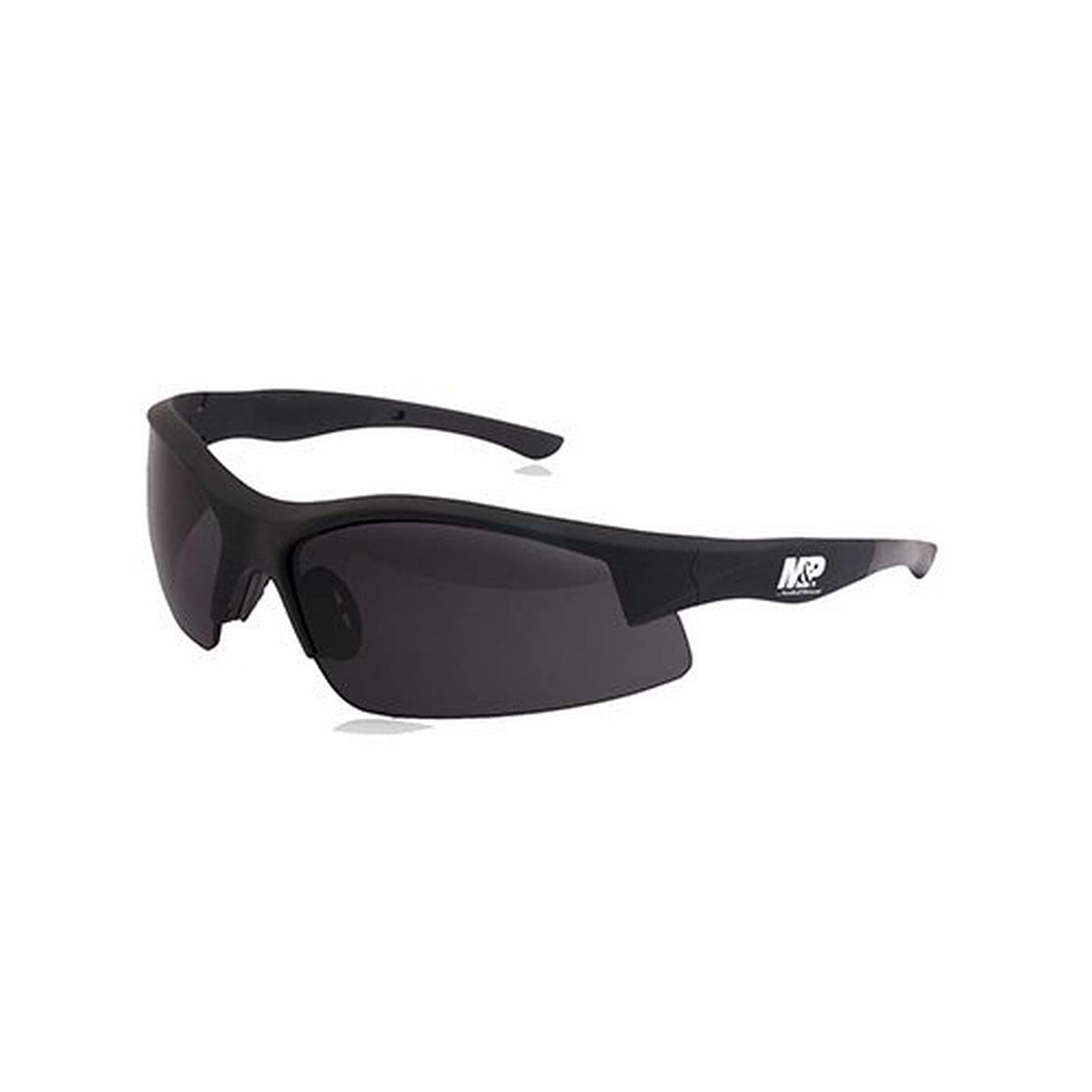 Smith & Wesson 110169 Super Cobra Black Rubberized Frame Shooting Glasses w/Smoke Lens