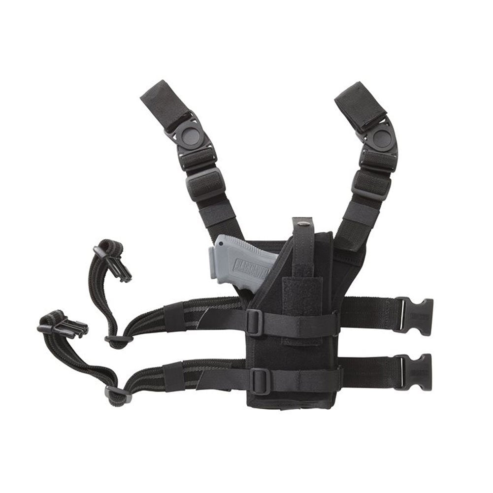 Blackhawk 40ALH1BK Nylon OMEGA VI Universal Ambidextrous Drop Leg Holster -Black