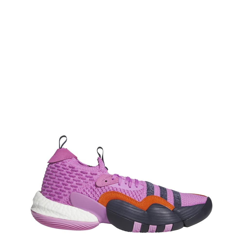 Adidas H064837.5 Trae Young 2 Unisex Tennis Shoes -SIZE: 7.5, Pulse Lilac/Shadow Navy/Impact Orange