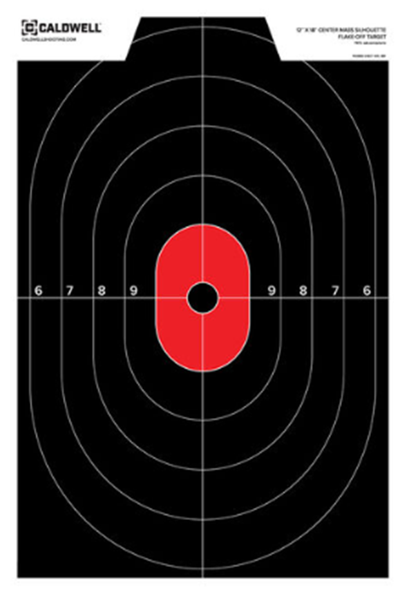 Caldwell 1175522 Gen 2 Silhouette Center Mass Targets -8 Sheets