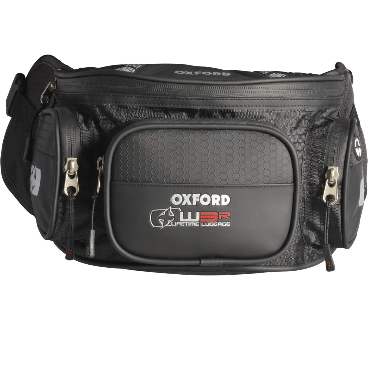 Oxford - XW3R Waist Bag 5.9 in (H) x 6.3 in (W) x 10.23 in (L), Adjustable Waist up to 56"