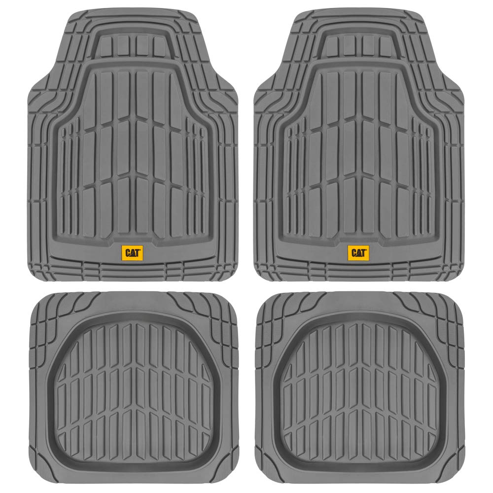 BDK Auto CAMT-1004-GR: Cat Short Trim Mats 4pack -Gray