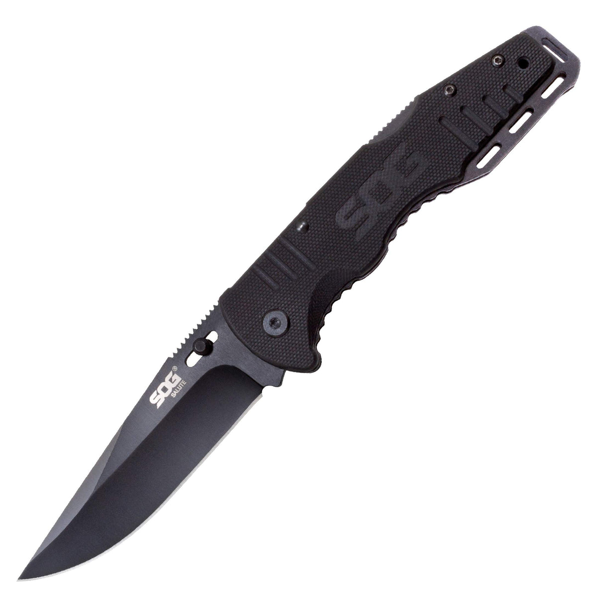 SOG FF11-CP 3.63" EDC Salute Folding Tactical Work Pocket Knife w/Thumbstud -Black