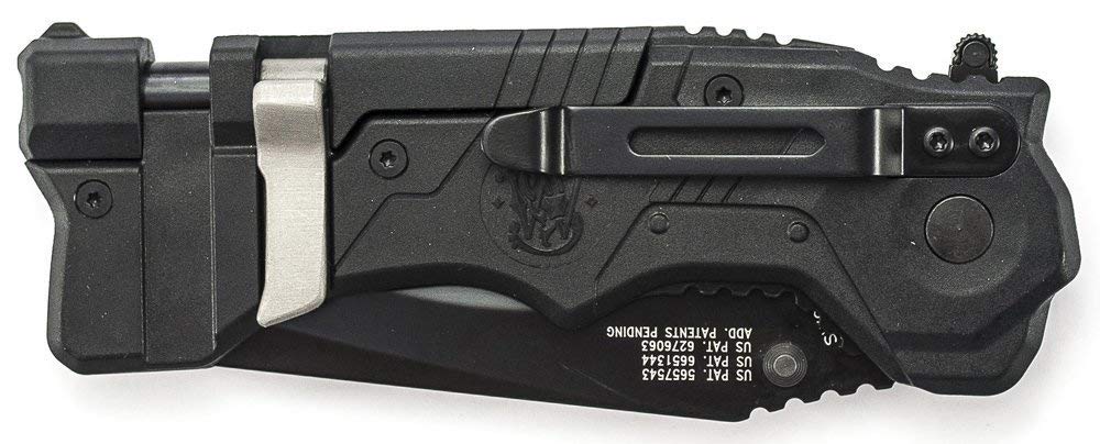 Smith & Wesson SW911B 1st Response M.A.G.I.C. Assisted Opening Liner Lock Folding Knife & Rescue Tool