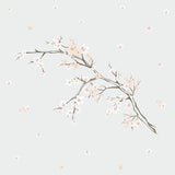 RoomMates RMK3856GM  35.5" x 18.3" Cherry Blossom Branch Peel & Stick, Giant Wall Deals w/3D Embellishments (1 roll)