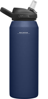 Camelbak 2552401001 Eddy + Filtered by LifeStraw, 32oz SST Vacuum Insulated Stainless Steel -Navy Blue