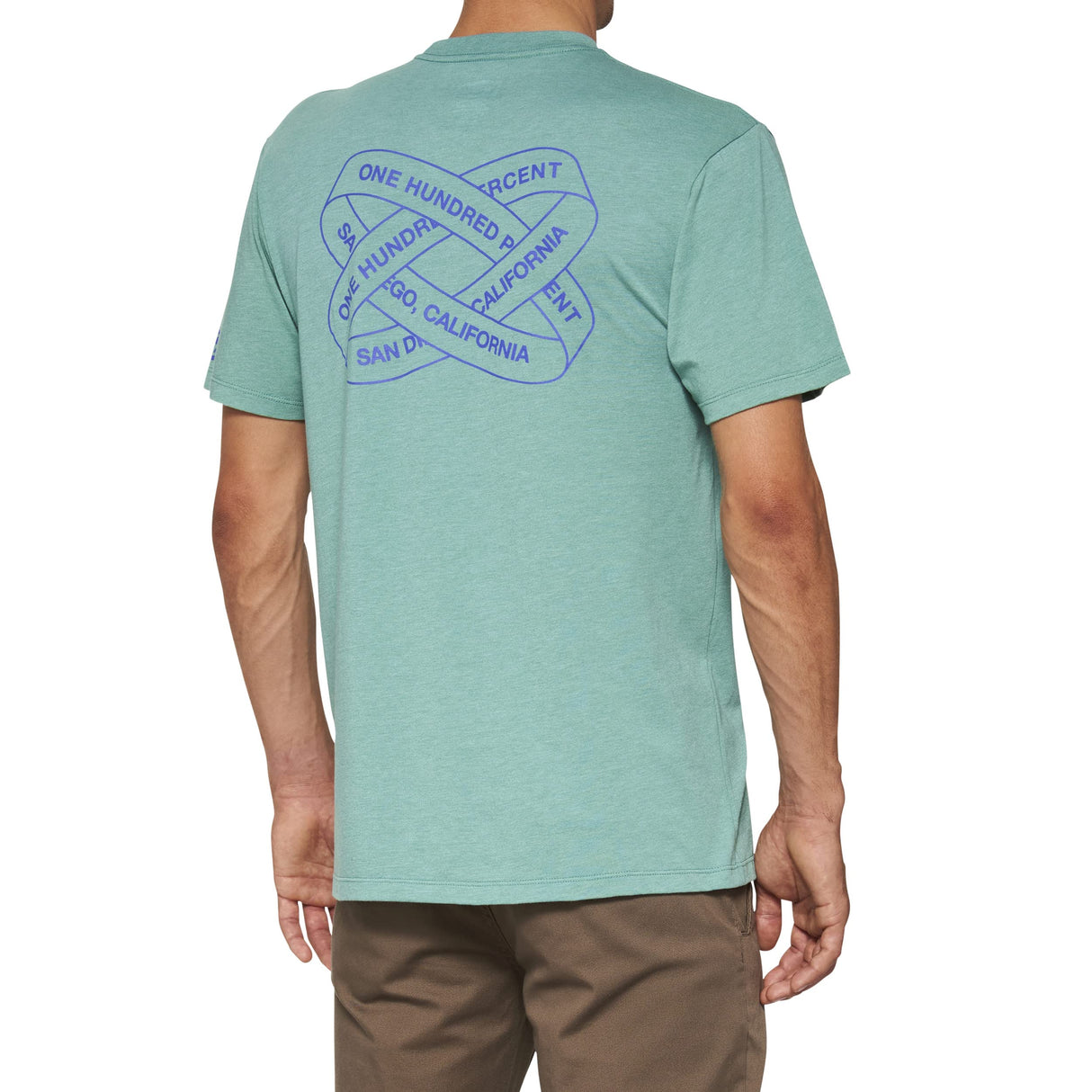 100 Percent - 100% Infinitee Tee Ocean Blu Xl (20000-00083)