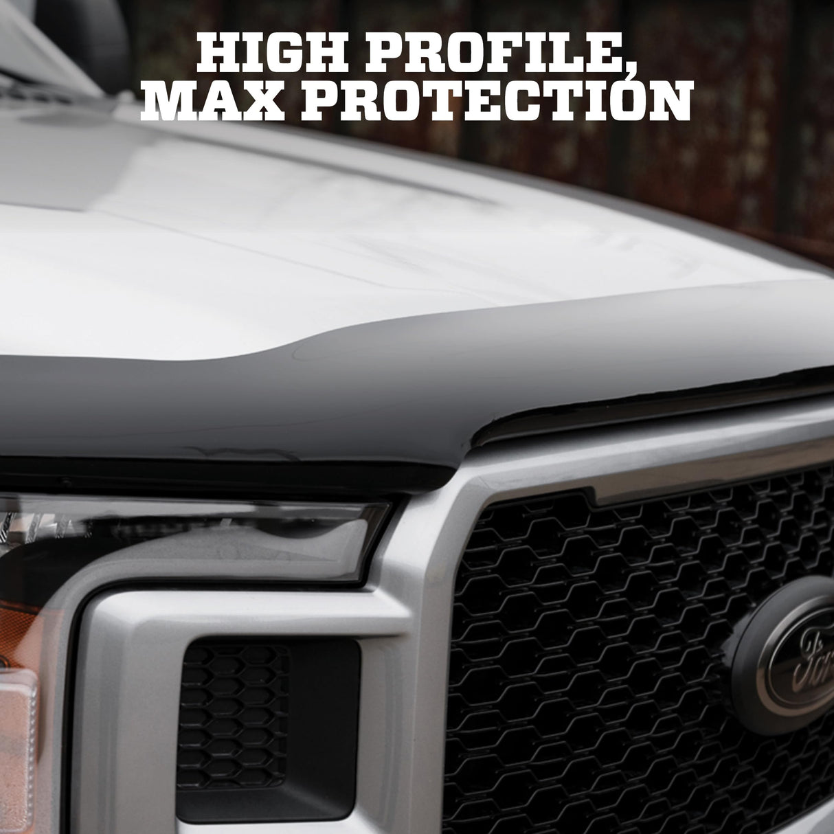 Husky Liners Hood Protector | Fits 2008-2010 Chrysler Town & Country, High Profile/Bug Shield - 1 pc., Smoke | 2815039