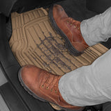 BDK Auto CAMT-1004-BG: 4pcs CAT Short Trim Floor Mats -Beige