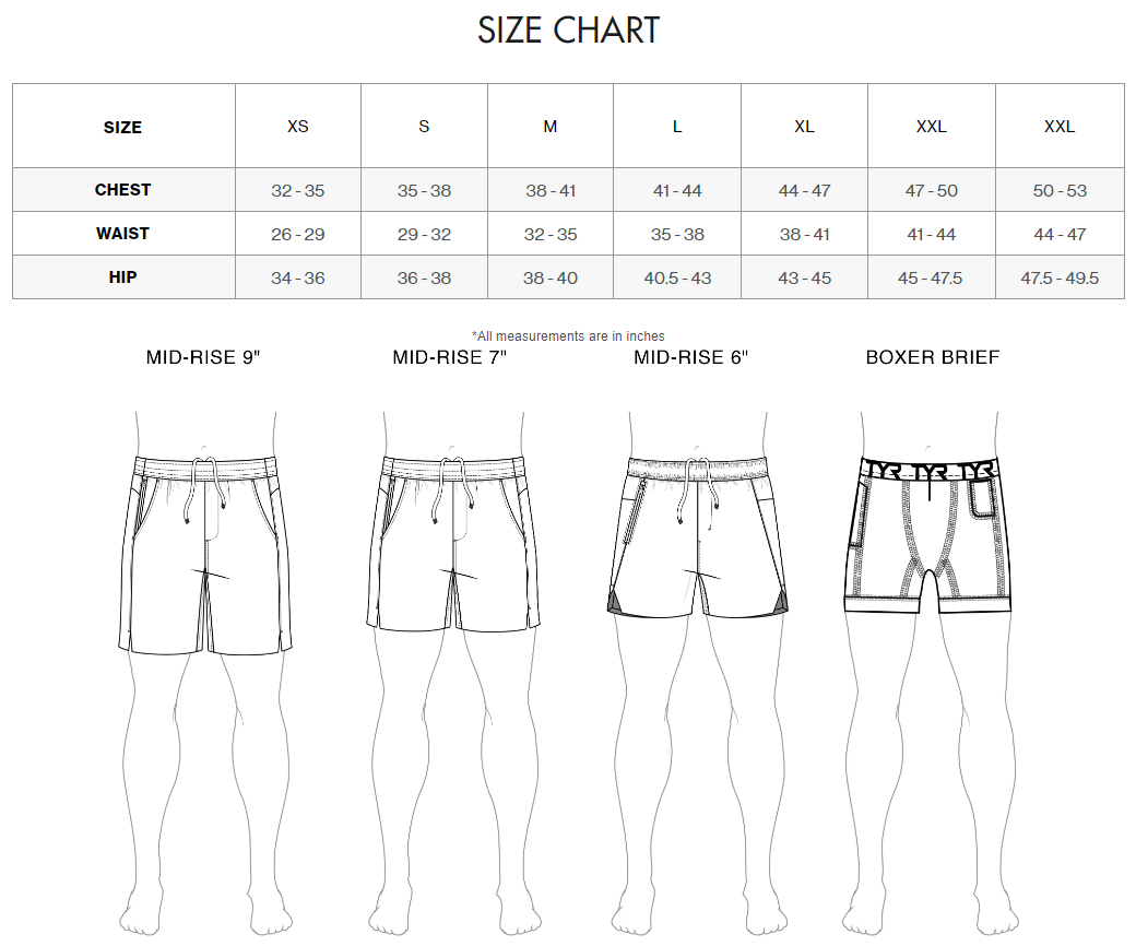 TYR MUSNLS3A933L  Men's Hydrosphere Lined 9" Unbroken Shorts -SIZE: Large, Total Eclipse Blue