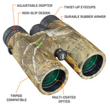 Bushnell 141042RB  10X42mm Bone Collector Powerview All-Purpose Binocular -Real Tree Camo