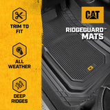 BDK Auto CAMT-9213-BK CAT Rubber Floor Mat