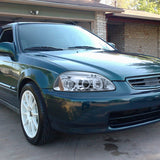 Spec-D Tuning 2LHP-CV96-TM Halo Led Projector Chrome