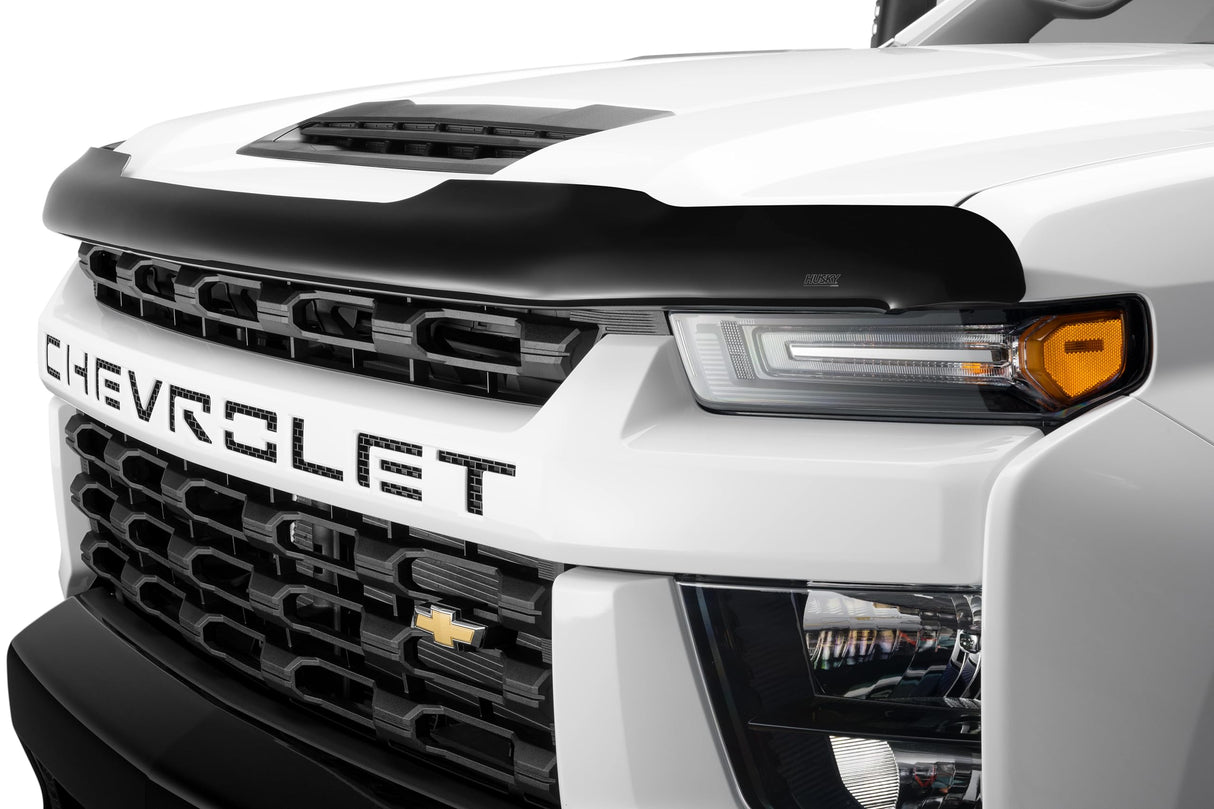 Husky Liners Hood Protector | Fits 2023-2025 Toyota Sequoia; 2022-2025 Toyota Tundra, High Profile/Bug Shield - 1 pc., Smoke | 2815888