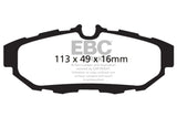 EBC DP31870C Redstuff 3000 Series Sport Ceramic Brake Pad 2-Wheel Set  (FITS: 10-14 Ford Mustang MODELS)