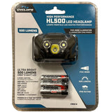 Cyclops CYC-HL500: 5W Cree LED 500 Lumen Headlamp w/Red LED & Black Strap