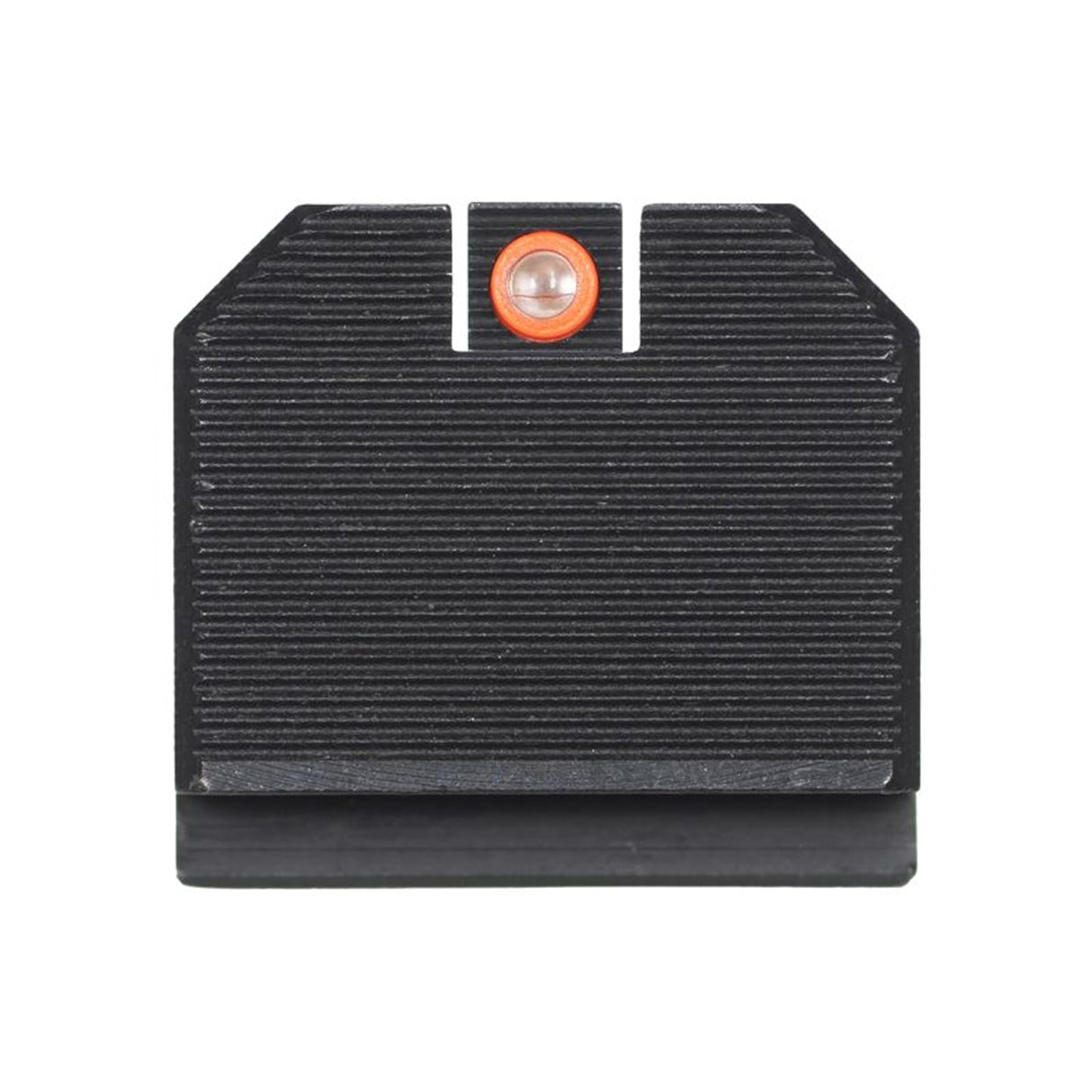 Night Fision  GLK-003-465-472-OGZX Optics Ready Stealth Night Sight Set for Glock 43/43x w/ RMRcc - Orange Front Ring, Blank Rear Sight