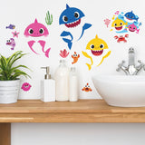 RoomMates Baby Shark Peel And Stick Wall Decals