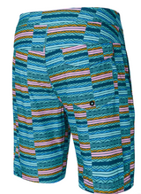 SAXX SXSW01L-ASF-38 Betawave 2N1 Boardie 7" -SIZE: 38, Asher Stripe- Sea Foam