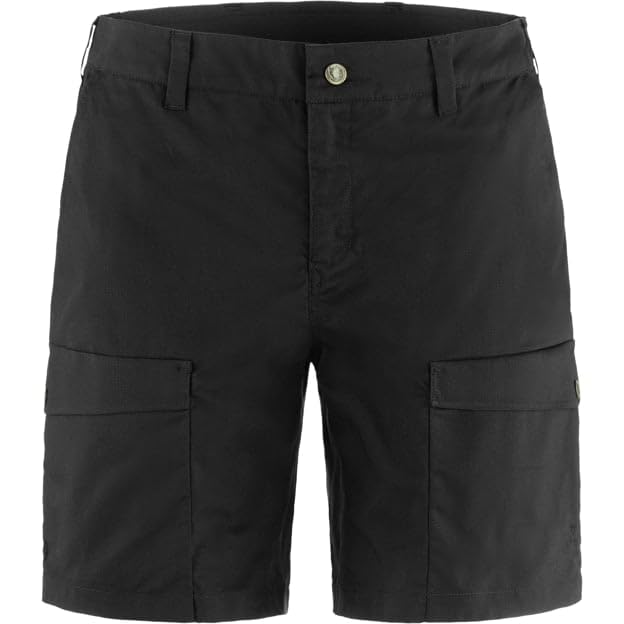 Fjallraven 14200200550FR44: Women's Abisko Hybrid Trail Shorts -SIZE: ,Black