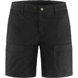 Fjallraven 14200200550FR44: Women's Abisko Hybrid Trail Shorts -SIZE: ,Black