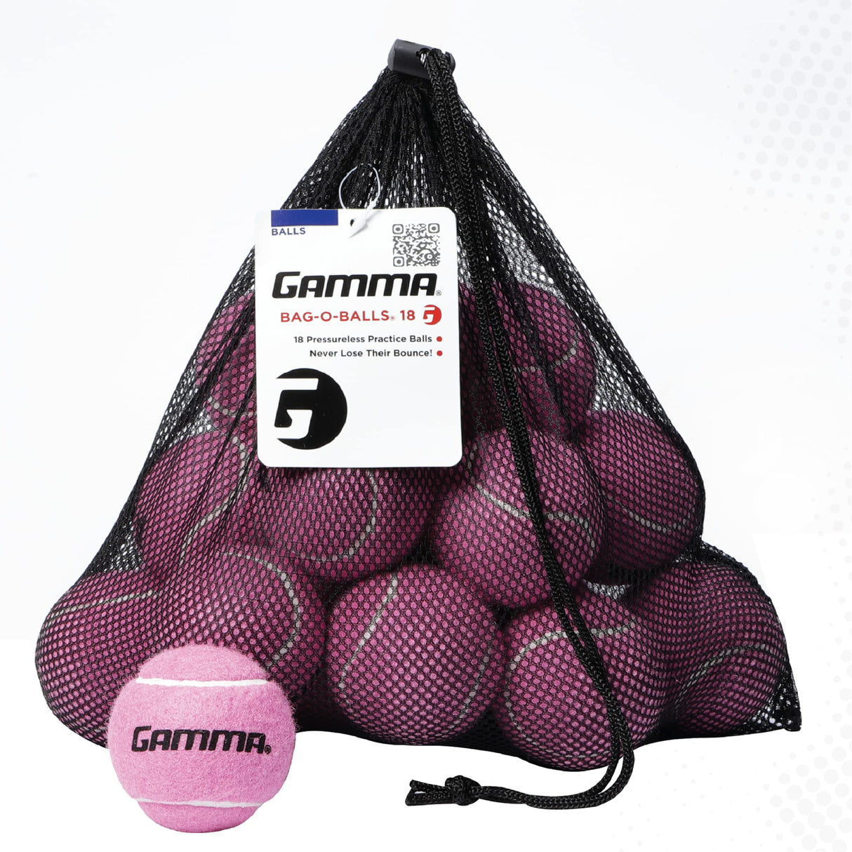 Gamma CGBOB13 Bag O Balls 18 Pink