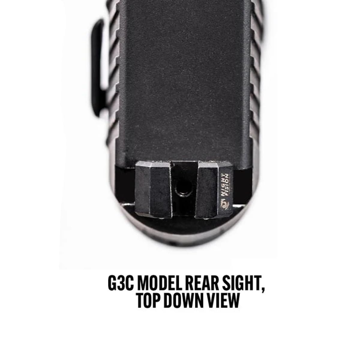 Night Fision  TAU-252-007-OGZG Night Sight Set for Taurus G3c/GX4 - Orange Front Ring, U Notch Black Rear Rings