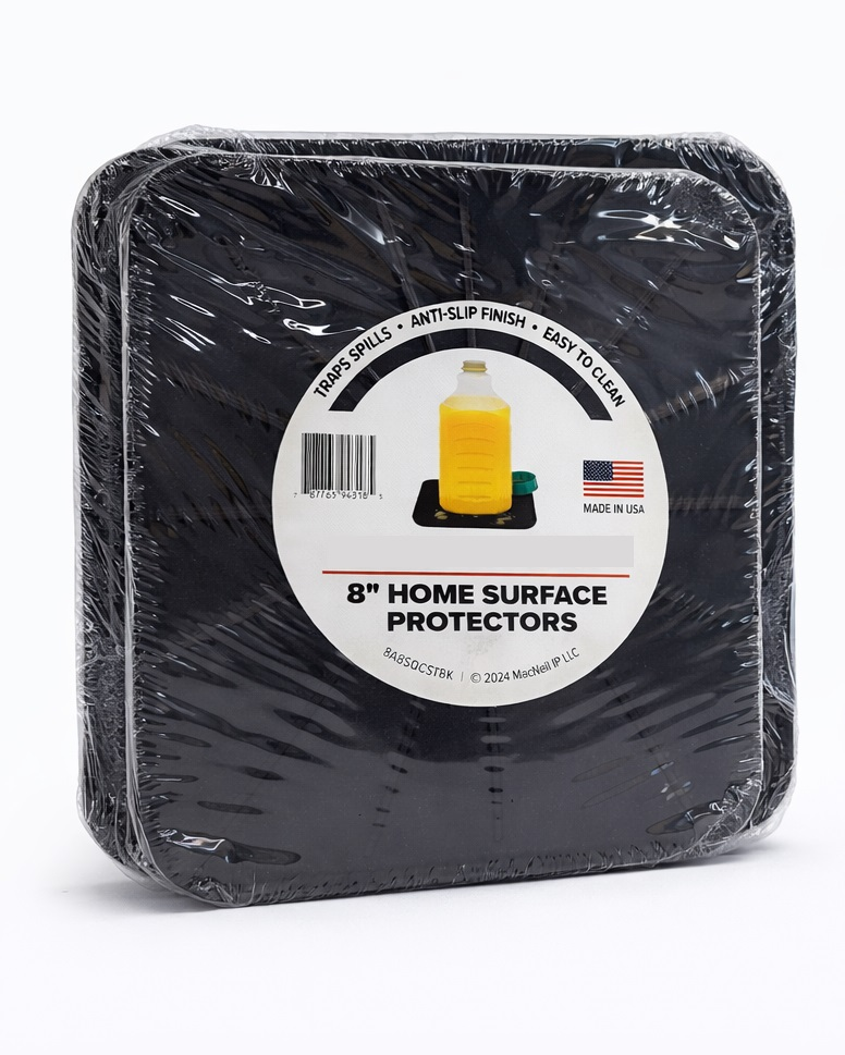 Weathertech 8A8SQCSTBK: Home Surface Protectors 8" Square, Black