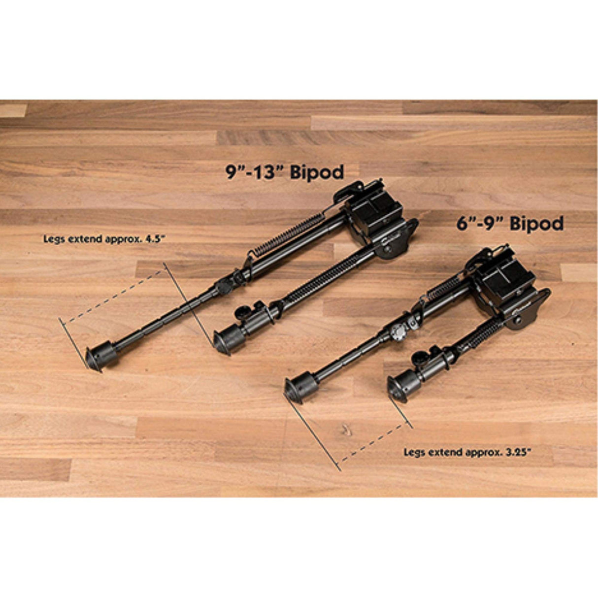 Caldwell Pic Rail XLA Bipod 6"-9" Fixed Black SKU 110140