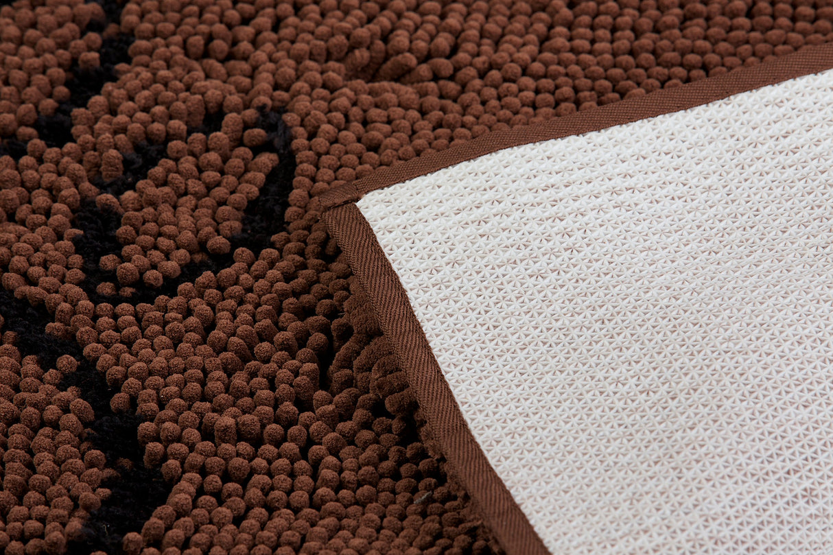 Dog Gone Smart Dirty Dog Microfiber Paw Doormat - Super Absorbent Dog Mat Keeps Paws & Floors Clean - Machine Washable Pet Door Rugs with Non-Slip Backing