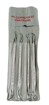 Tipton 324770 Stainless Steel Picks - Set of 4