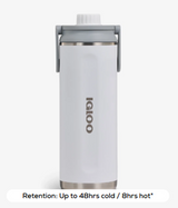 Igloo 00071379 46oz Stainless Steel CHUG Bottle, White