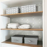 RoomMates RMK12144WP  Rose Lindo Pressed Petals Peel & Stick Wallpaper -Taupe Gray