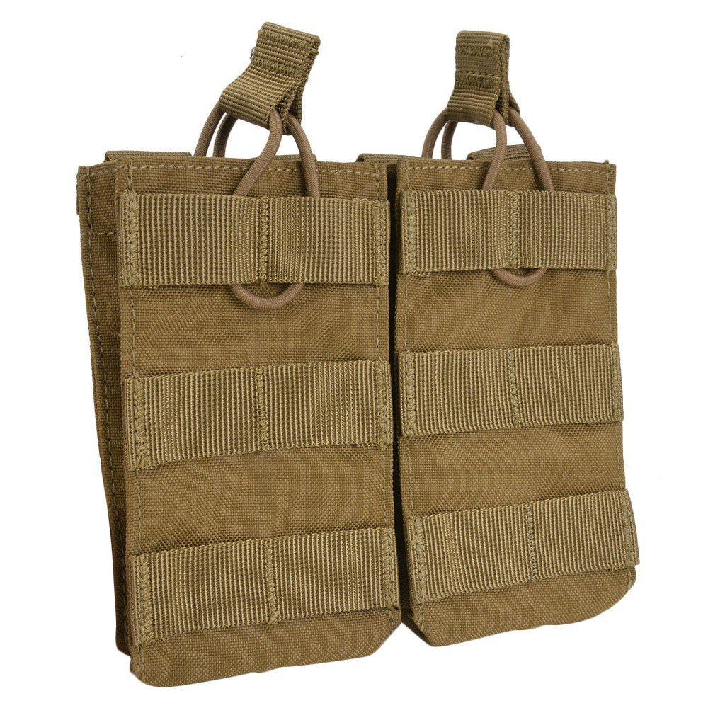 Condor Elite MA19-498 Double M4/M16 Open Top Mag Pouch COYOTE BROWN