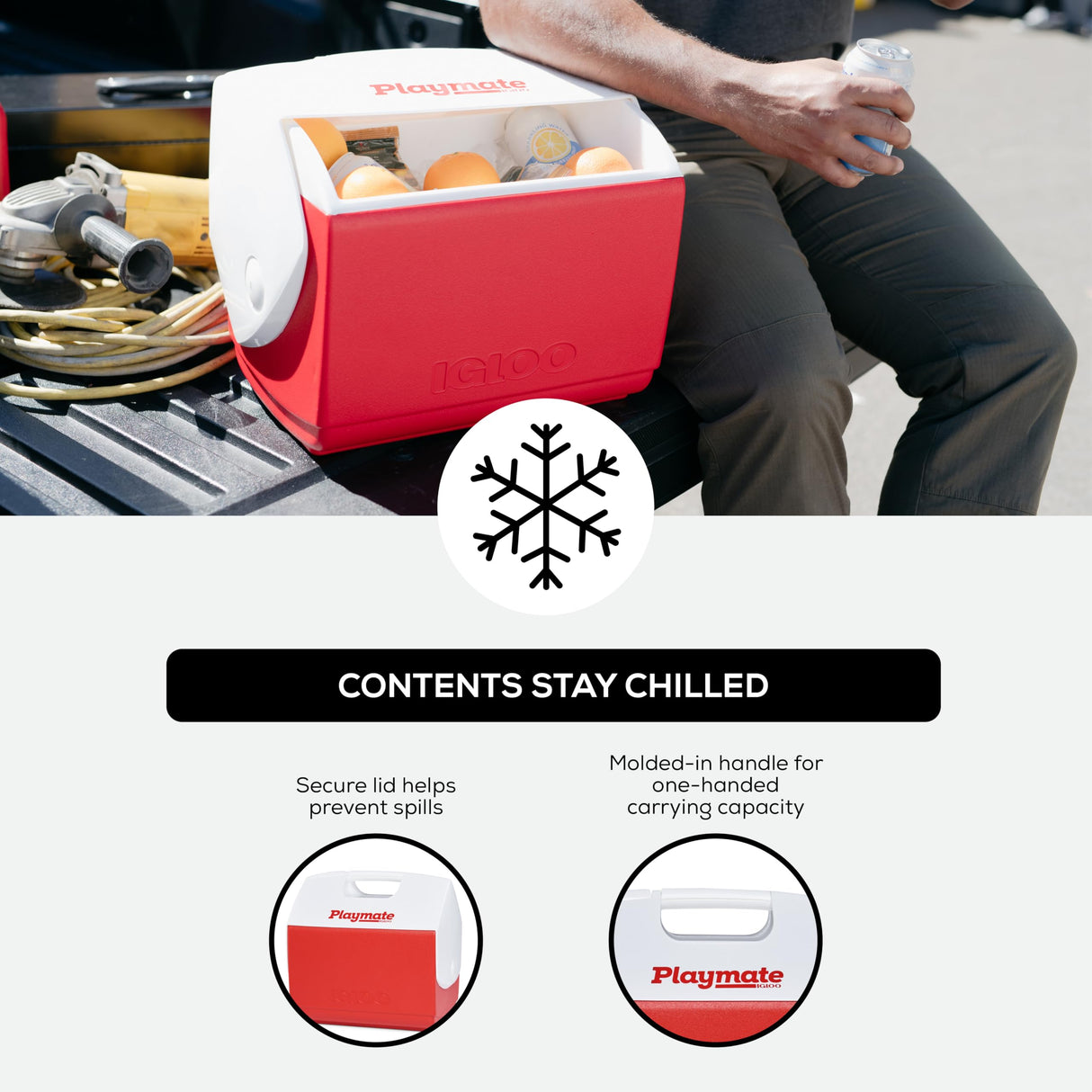 Igloo 00043362 Playmate Elite Red Star, White, White, White