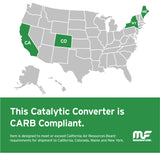 MagnaFlow Catalytic Converter 337005: 2.25"/2.25" Inlet/Outlet, California Grade, Universal Fit (CARB Compliant)