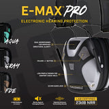 Caldwell 1099603 E-MAX Pro-Series New Generation Earmuff - FDE Brown & Black 23NRR New 2020