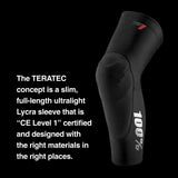 100 Percent - 100% Teratec Knee Guard Blk Xl (70003-00004)