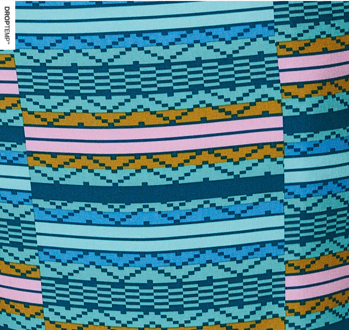 SAXX SXSW01L-ASF-34  Betawave 2N1 Boardie 7" -SIZE: 34, Asher Stripe- Sea Foam